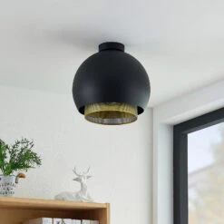 Lucande Sivanel Deckenleuchte, Doppelter Schirm -Lucande 9639555 2