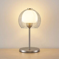 Lucande Kaiya Tischleuchte Mit Glasschirm 15 Lucande Kaiya Tischleuchte Mit Glasschirm -Lucande 9639560 4