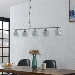 Lucande Kaiya Hängeleuchte, Glas, Fünfflammig 12 Lucande Kaiya Hängeleuchte, Glas, Fünfflammig -Lucande 9639563 1