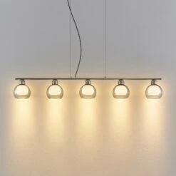 Lucande Kaiya Hängeleuchte, Glas, Fünfflammig 15 Lucande Kaiya Hängeleuchte, Glas, Fünfflammig -Lucande 9639563 4