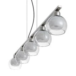 Lucande Kaiya Hängeleuchte, Glas, Fünfflammig 16 Lucande Kaiya Hängeleuchte, Glas, Fünfflammig -Lucande 9639563 5