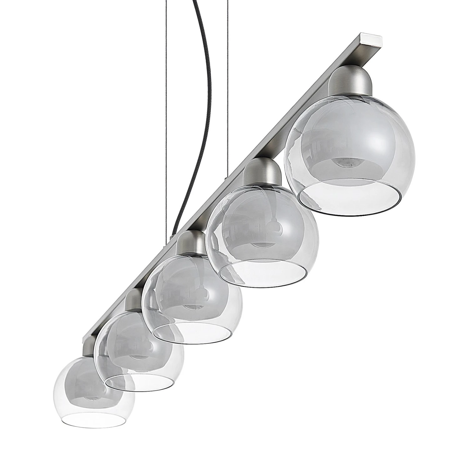 Lucande Kaiya Hängeleuchte, Glas, Fünfflammig 8 Lucande Kaiya Hängeleuchte, Glas, Fünfflammig – Bild 6