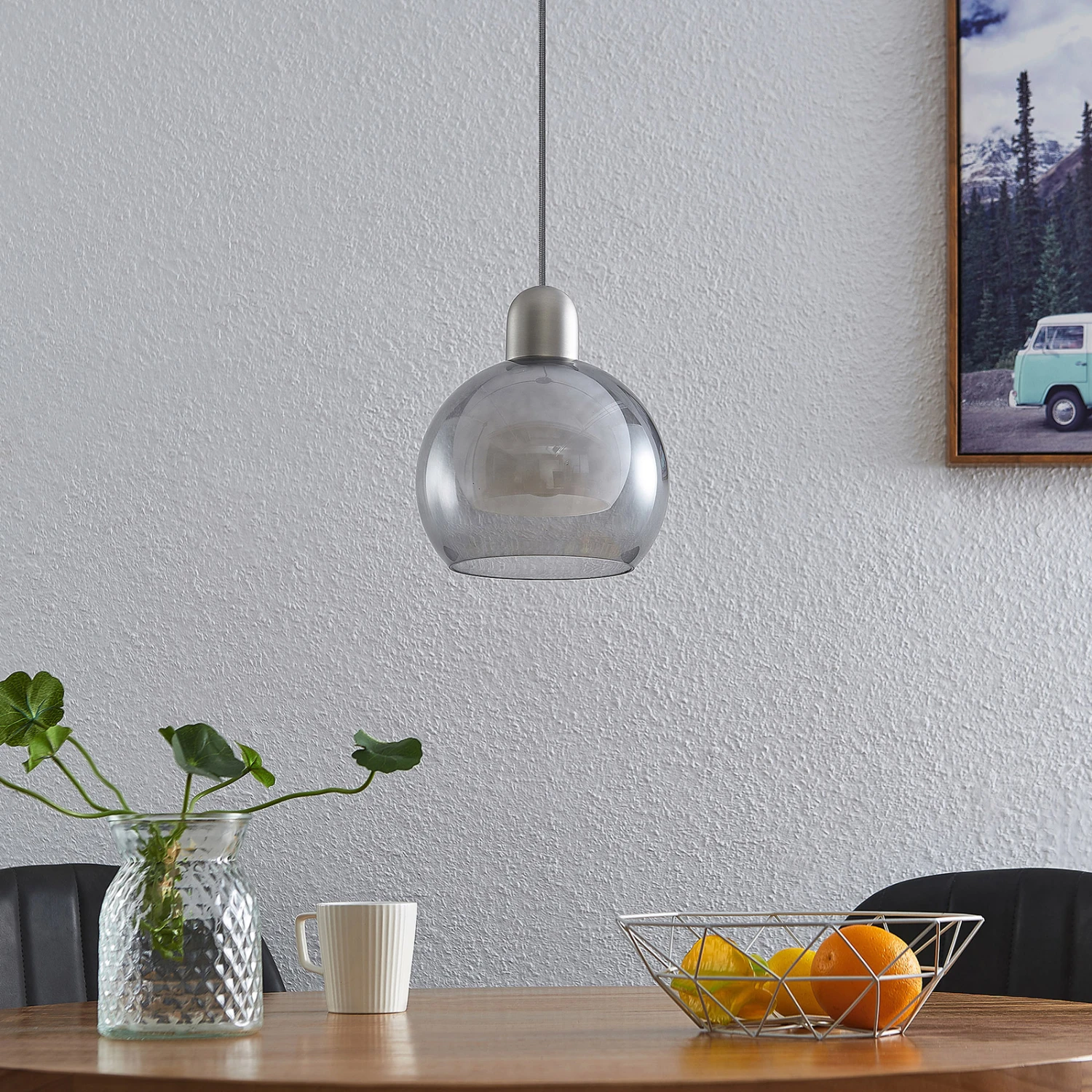 Lucande Kaiya Hängeleuchte, Glas, Einflammig 5 Lucande Kaiya Hängeleuchte, Glas, Einflammig – Bild 3