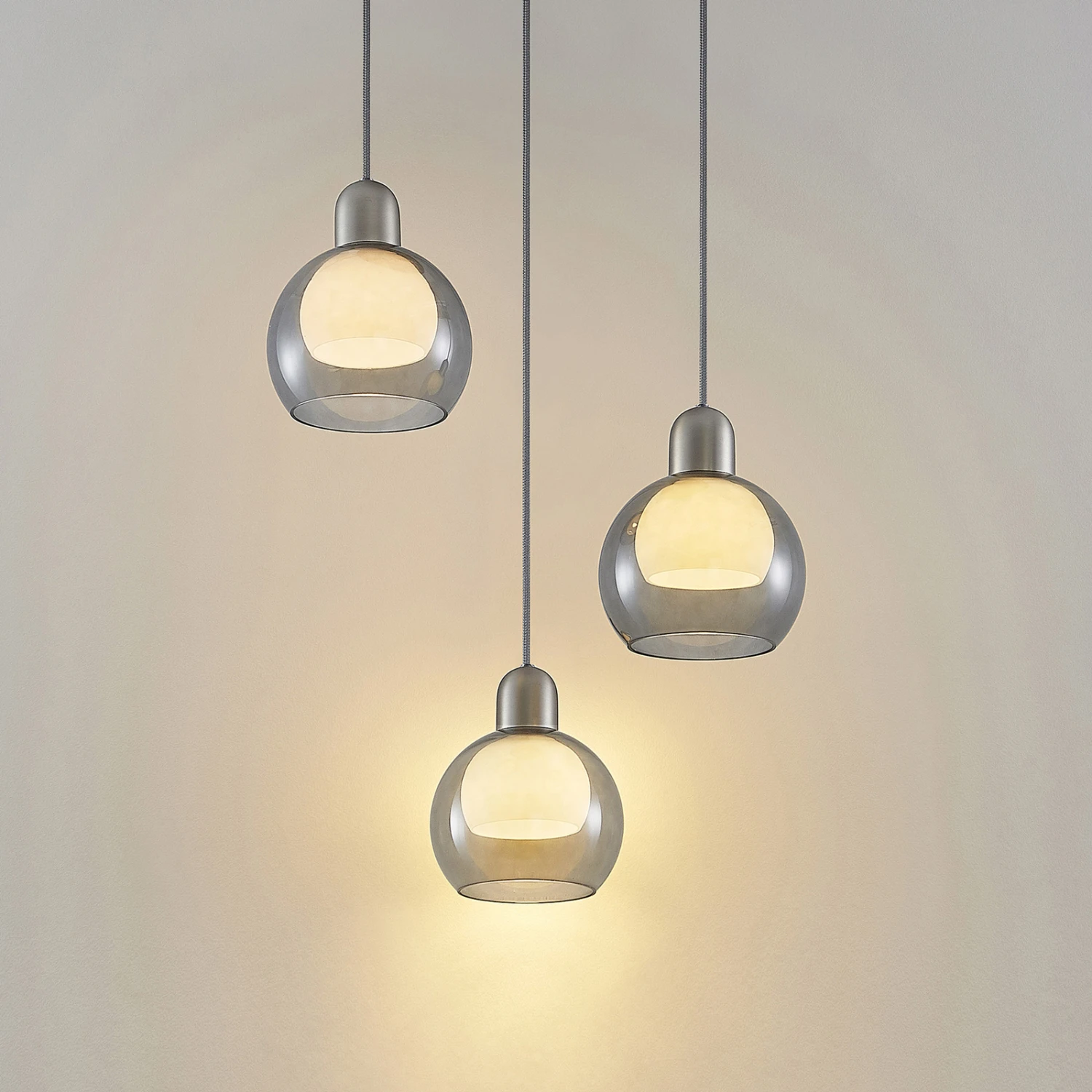 Lucande Kaiya Hängeleuchte, 3fl, Ø 18 Cm, Rund 7 Lucande Kaiya Hängeleuchte, 3fl, Ø 18 Cm, Rund – Bild 5