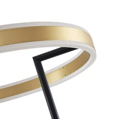 Lucande Seppe LED-Stehleuchte, Ø 50 Cm, Messing 17 Lucande Seppe LED-Stehleuchte, Ø 50 Cm, Messing -Lucande 9639570 6