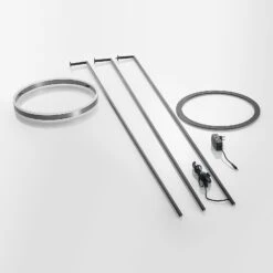 Lucande Seppe LED-Stehleuchte, Ø 50 Cm, Nickel 19 Lucande Seppe LED-Stehleuchte, Ø 50 Cm, Nickel -Lucande 9639571 8