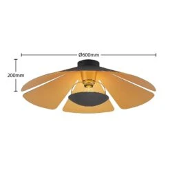 Lucande Jemmily Deckenlampe, Einflammig, Rund -Lucande 9639577 4