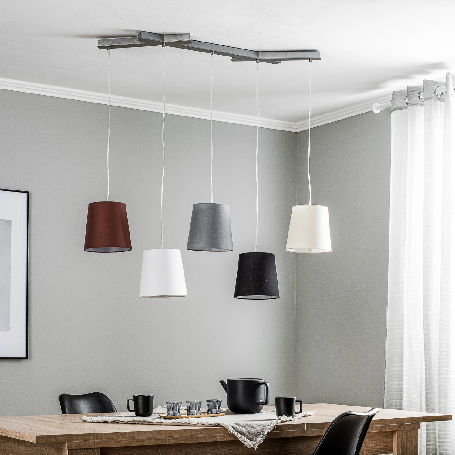 Lucande Thamila Hängeleuchte, Multicolour, Eisen 5 Lucande Thamila Hängeleuchte, Multicolour, Eisen – Bild 3