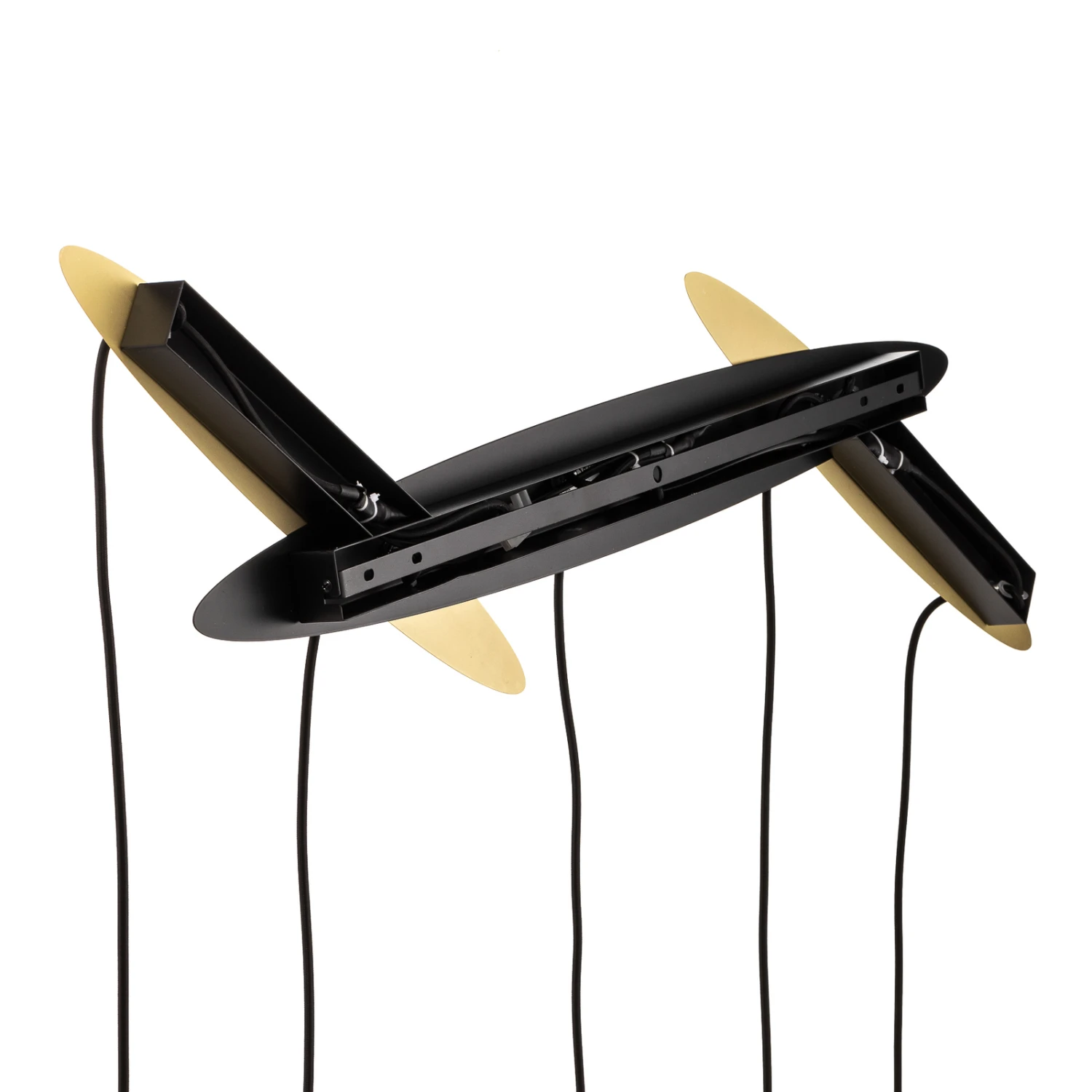 Lucande Thamila Hängeleuchte, Schwarz, Gold, Eisen 11 Lucande Thamila Hängeleuchte, Schwarz, Gold, Eisen – Bild 9