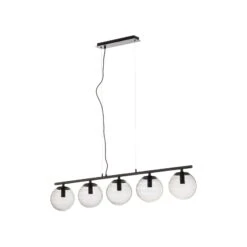 Lucande Sotiana Hängelampe, 5 Glaskugeln, Schwarz 12 Lucande Sotiana Hängelampe, 5 Glaskugeln, Schwarz -Lucande 9639641 2