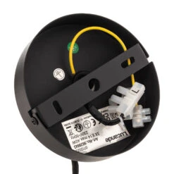 Lucande Sotiana Hängelampe, 3-fl., Rund, Schwarz -Lucande 9639643 8