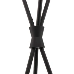 Lucande Sotiana Stehleuchte, 3 Glaskugeln, Schwarz -Lucande 9639644 6