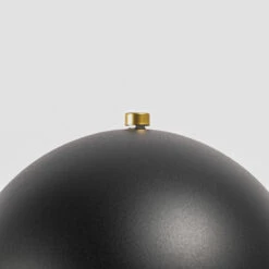 Lucande Aparas Tischlampe Blattoptik, Schwarz-gold -Lucande 9639646 5