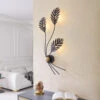 Lucande Aparas Wandleuchte Mit Blattdekor 1 Lucande Aparas Wandleuchte Mit Blattdekor -Lucande 9639652