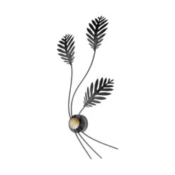 Lucande Aparas Wandleuchte Mit Blattdekor -Lucande 9639652 2