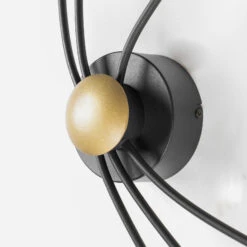 Lucande Aparas Wandleuchte Mit Blattdekor -Lucande 9639652 6