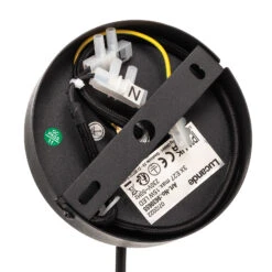 Lucande Malviras Stoff-Hängelampe, Blattdeko 1-fl. -Lucande 9639655 8