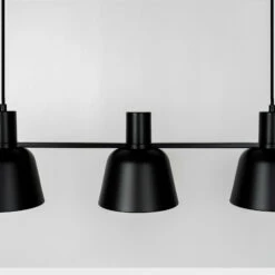 Lucande Servan Hängeleuchte, Schwarz, Dreiflammig -Lucande 9639673 6