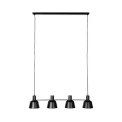 Lucande Servan Hängeleuchte, Schwarz, Vierflammig 12 Lucande Servan Hängeleuchte, Schwarz, Vierflammig -Lucande 9639674 2