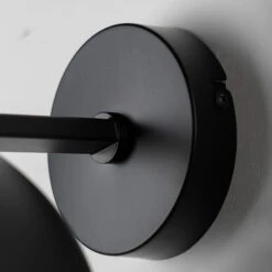 Lucande Mostrid Wandlampe Aus Schwarzem Eisen -Lucande 9639677 6