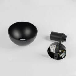 Lucande Mostrid Wandlampe Aus Schwarzem Eisen -Lucande 9639677 7