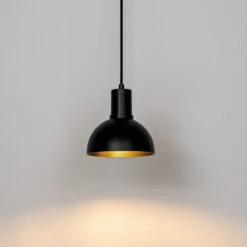 Lucande Mostrid Hängelampe, Schwarz, Einflammig -Lucande 9639678 4