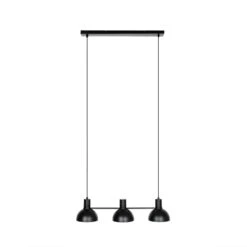 Lucande Mostrid Hängelampe, Schwarz, Dreiflammig -Lucande 9639680 2