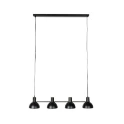 Lucande Mostrid Hängelampe, Schwarz, Vierflammig 12 Lucande Mostrid Hängelampe, Schwarz, Vierflammig -Lucande 9639681 2
