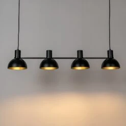 Lucande Mostrid Hängelampe, Schwarz, Vierflammig 15 Lucande Mostrid Hängelampe, Schwarz, Vierflammig -Lucande 9639681 5