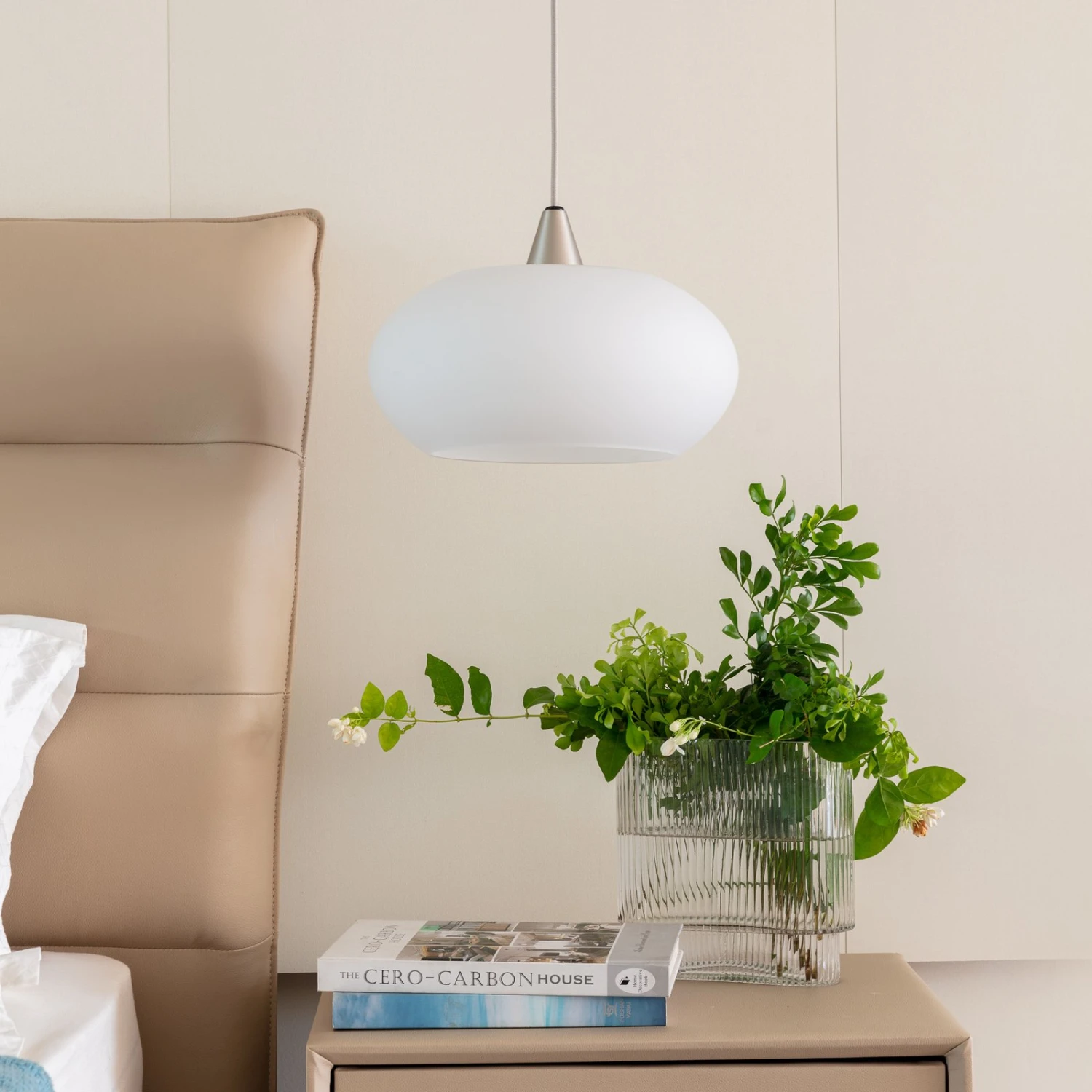 Lucande Sharvil Hängeleuchte, Einflammig, Glas 4 Lucande Sharvil Hängeleuchte, Einflammig, Glas – Bild 2