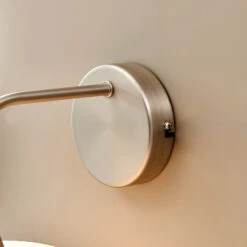 Lucande Sharvil Wandleuchte Aus Stahl Und Glas -Lucande 9639744 6