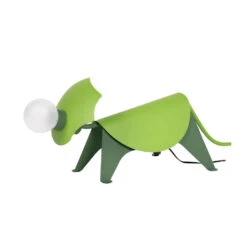 Lucande Idalina LED-Tischlampe, Drache, Grün -Lucande 9639749 2