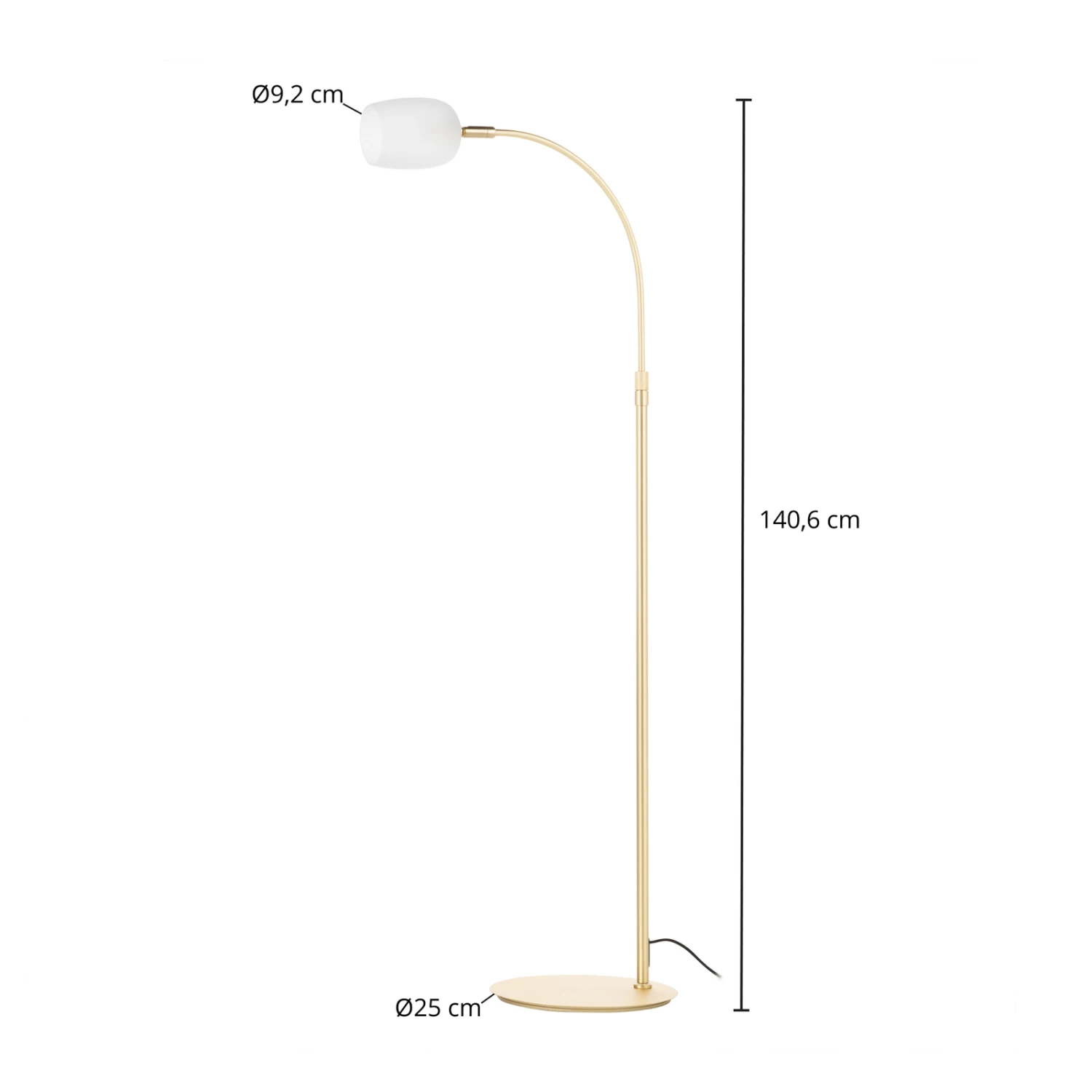 Lucande Taylan Stehleuchte Aus Eisen Glas-Schirm 7 Lucande Taylan Stehleuchte Aus Eisen Glas-Schirm – Bild 5