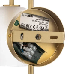 Lucande Taylan Wandleuchte Aus Eisen Glas-Schirm 13 Lucande Taylan Wandleuchte Aus Eisen Glas-Schirm -Lucande 9639752 5