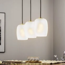 Lucande Taylan Hängeleuchte 3-flammig Länglich