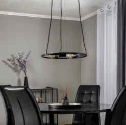 Lucande Linnard Hängeleuchte Aus Stahl, 3-flammig 13 Lucande Linnard Hängeleuchte Aus Stahl, 3-flammig -Lucande 9639763 2