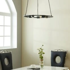 Lucande Linnard Hängeleuchte Aus Stahl, 5-flammig -Lucande 9639764 2