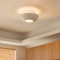 Lucande Kellina Deckenleuchte In Weiß -Lucande 9639773 1