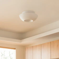 Lucande Kellina Deckenleuchte In Weiß -Lucande 9639773 2