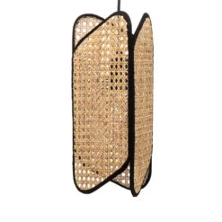 Lucande Bassiola Hängelampe Aus Bambus, 1-flammig -Lucande 9639776 4