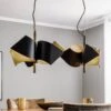 Lucande Imron Hängeleuchte, Sechsflammig, Schwarz
