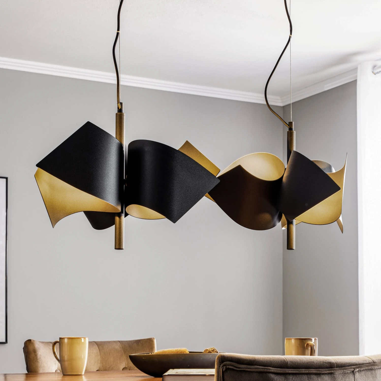 Lucande Imron Hängeleuchte, Sechsflammig, Schwarz 3 Lucande Imron Hängeleuchte, Sechsflammig, Schwarz