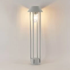 Lucande Olinum Wegeleuchte, Silbergrau 15 Lucande Olinum Wegeleuchte, Silbergrau -Lucande 9647104 3