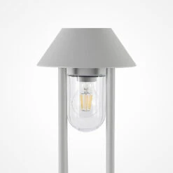 Lucande Olinum Wegeleuchte, Silbergrau 17 Lucande Olinum Wegeleuchte, Silbergrau -Lucande 9647104 5