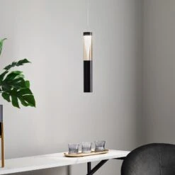 Lucande Danson LED-Pendelleuchte, Einflammig -Lucande 9648003 1