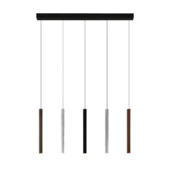 Lucande Stoika LED-Pendelleuchte, 5-flammig -Lucande 9918001 5