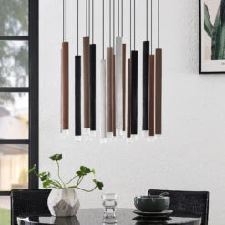 Lucande Stoika LED-Pendelleuchte, 16-flammig Rund -Lucande 9918004 3