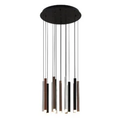 Lucande Stoika LED-Pendelleuchte, 16-flammig Rund -Lucande 9918004 5