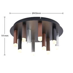 Lucande Stoika LED-Deckenleuchte, Rund -Lucande 9918005 6