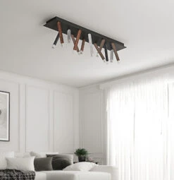 Lucande Stoika LED-Deckenleuchte, Eckig -Lucande 9918006 2